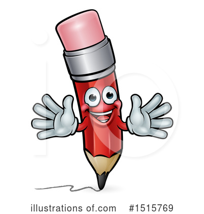 Royalty-Free (RF) Pencil Clipart Illustration by AtStockIllustration - Stock Sample #1515769