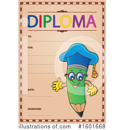 Diploma Clipart #1601668 by visekart