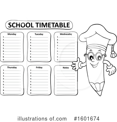Royalty-Free (RF) Pencil Clipart Illustration by visekart - Stock Sample #1601674