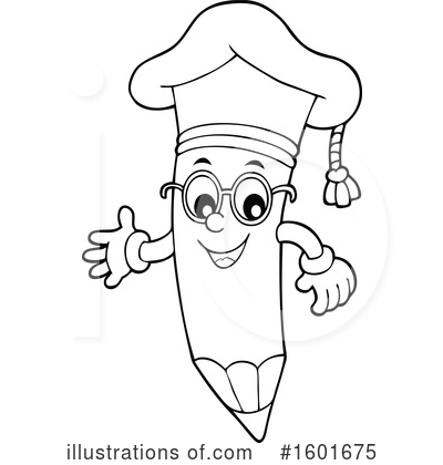 Royalty-Free (RF) Pencil Clipart Illustration by visekart - Stock Sample #1601675