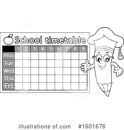 Royalty-Free (RF) Pencil Clipart Illustration by visekart - Stock Sample #1601676