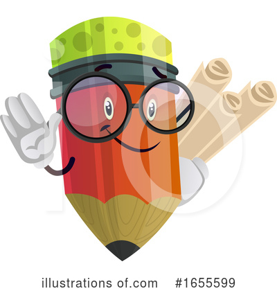 Royalty-Free (RF) Pencil Clipart Illustration by Morphart Creations - Stock Sample #1655599