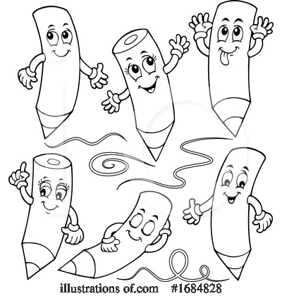 Royalty-Free (RF) Pencil Clipart Illustration by visekart - Stock Sample #1684828