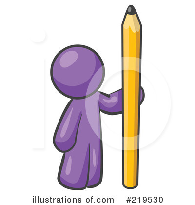 Royalty-Free (RF) Pencil Clipart Illustration by Leo Blanchette - Stock Sample #219530