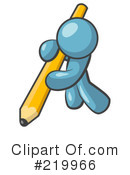 Pencil Clipart #219966 by Leo Blanchette