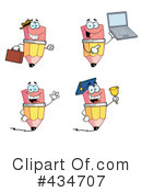 Pencil Clipart #434707 by Hit Toon