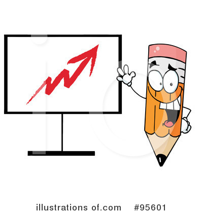 Royalty-Free (RF) Pencil Clipart Illustration by Hit Toon - Stock Sample #95601