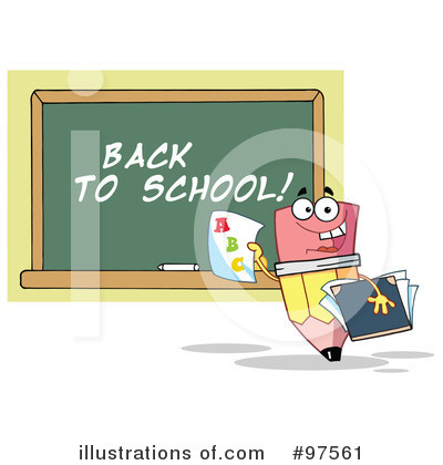 Royalty-Free (RF) Pencil Clipart Illustration by Hit Toon - Stock Sample #97561