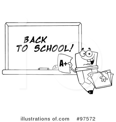 Royalty-Free (RF) Pencil Clipart Illustration by Hit Toon - Stock Sample #97572