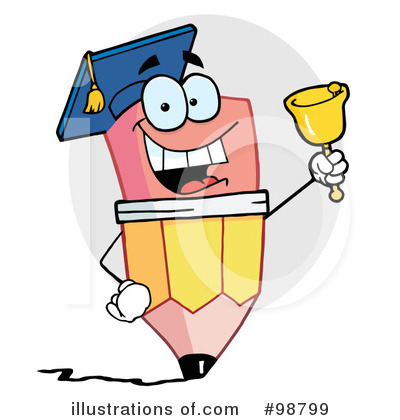 Royalty-Free (RF) Pencil Clipart Illustration by Hit Toon - Stock Sample #98799