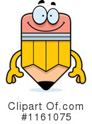 Pencil Mascot Clipart #1161075 by Cory Thoman