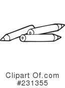 Pencils Clipart #231355 by visekart