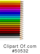 Pencils Clipart #50532 by Frank Boston
