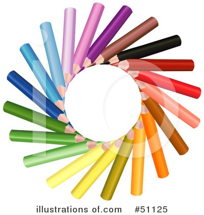 Royalty-Free (RF) Pencils Clipart Illustration by dero - Stock Sample #51125
