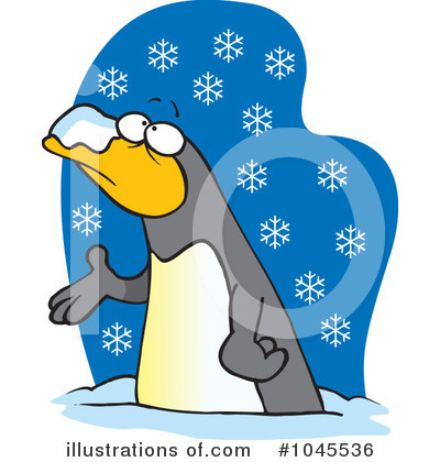 Royalty-Free (RF) Penguin Clipart Illustration by toonaday - Stock Sample #1045536
