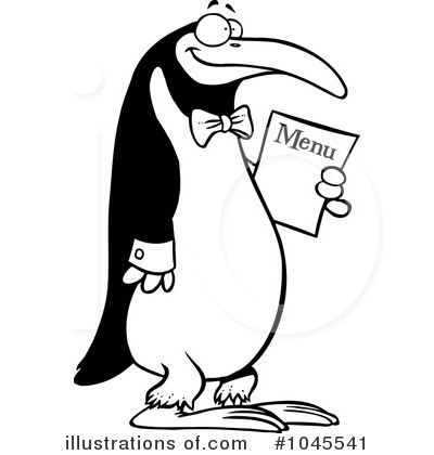Royalty-Free (RF) Penguin Clipart Illustration by toonaday - Stock Sample #1045541