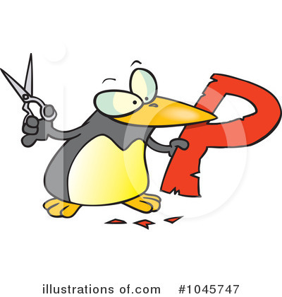 Royalty-Free (RF) Penguin Clipart Illustration by toonaday - Stock Sample #1045747