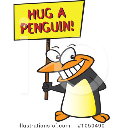 Royalty-Free (RF) Penguin Clipart Illustration by toonaday - Stock Sample #1050490