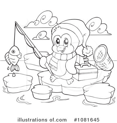 Royalty-Free (RF) Penguin Clipart Illustration by visekart - Stock Sample #1081645