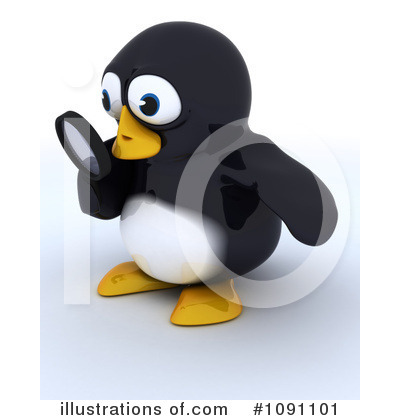 Penguin Clipart #1091101 by KJ Pargeter