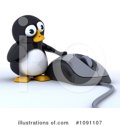 Penguin Clipart #1091107 by KJ Pargeter