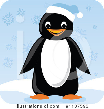 Royalty-Free (RF) Penguin Clipart Illustration by Amanda Kate - Stock Sample #1107593