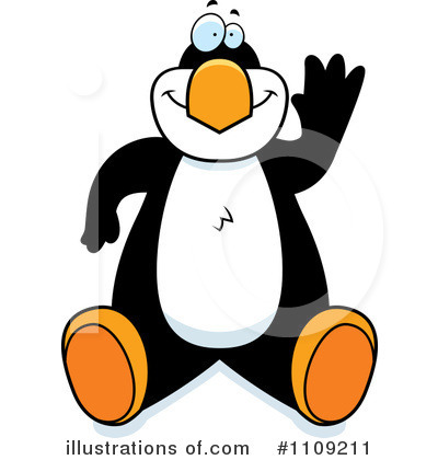 Penguin Clipart #1109211 by Cory Thoman