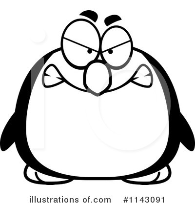 Royalty-Free (RF) Penguin Clipart Illustration by Cory Thoman - Stock Sample #1143091