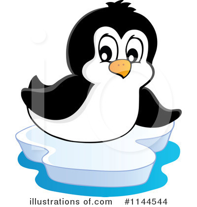 Royalty-Free (RF) Penguin Clipart Illustration by visekart - Stock Sample #1144544