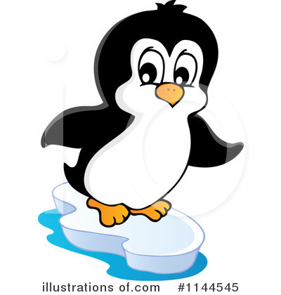 Royalty-Free (RF) Penguin Clipart Illustration by visekart - Stock Sample #1144545