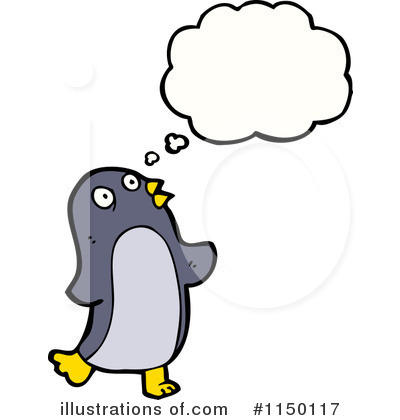 Royalty-Free (RF) Penguin Clipart Illustration by lineartestpilot - Stock Sample #1150117