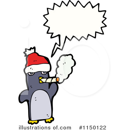 Royalty-Free (RF) Penguin Clipart Illustration by lineartestpilot - Stock Sample #1150122