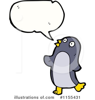 Royalty-Free (RF) Penguin Clipart Illustration by lineartestpilot - Stock Sample #1155431