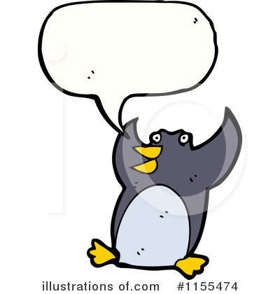 Royalty-Free (RF) Penguin Clipart Illustration by lineartestpilot - Stock Sample #1155474