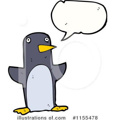 Royalty-Free (RF) Penguin Clipart Illustration by lineartestpilot - Stock Sample #1155478