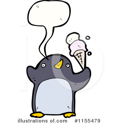Royalty-Free (RF) Penguin Clipart Illustration by lineartestpilot - Stock Sample #1155479
