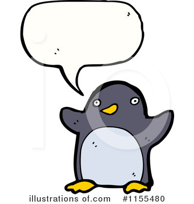 Royalty-Free (RF) Penguin Clipart Illustration by lineartestpilot - Stock Sample #1155480