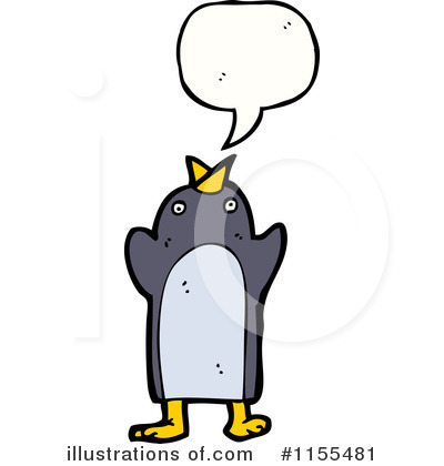 Royalty-Free (RF) Penguin Clipart Illustration by lineartestpilot - Stock Sample #1155481