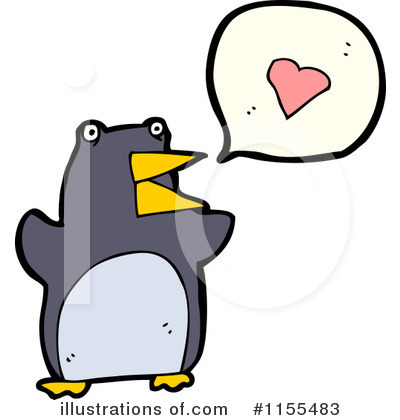 Royalty-Free (RF) Penguin Clipart Illustration by lineartestpilot - Stock Sample #1155483
