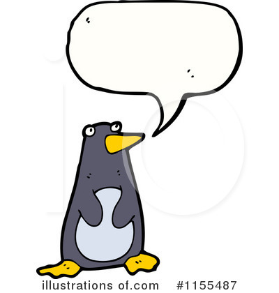 Royalty-Free (RF) Penguin Clipart Illustration by lineartestpilot - Stock Sample #1155487