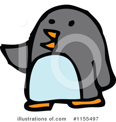 Royalty-Free (RF) Penguin Clipart Illustration by lineartestpilot - Stock Sample #1155497