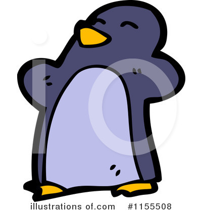 Royalty-Free (RF) Penguin Clipart Illustration by lineartestpilot - Stock Sample #1155508