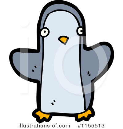 Royalty-Free (RF) Penguin Clipart Illustration by lineartestpilot - Stock Sample #1155513