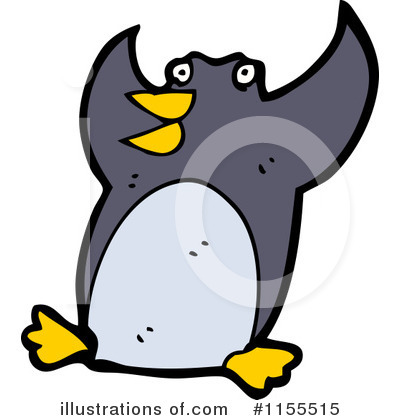 Royalty-Free (RF) Penguin Clipart Illustration by lineartestpilot - Stock Sample #1155515