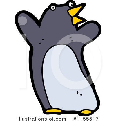 Royalty-Free (RF) Penguin Clipart Illustration by lineartestpilot - Stock Sample #1155517