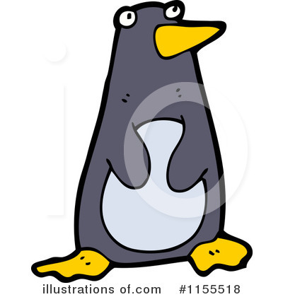 Royalty-Free (RF) Penguin Clipart Illustration by lineartestpilot - Stock Sample #1155518