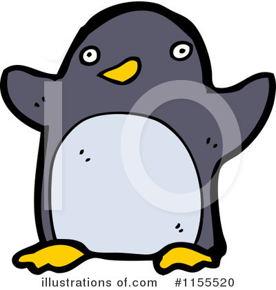 Royalty-Free (RF) Penguin Clipart Illustration by lineartestpilot - Stock Sample #1155520