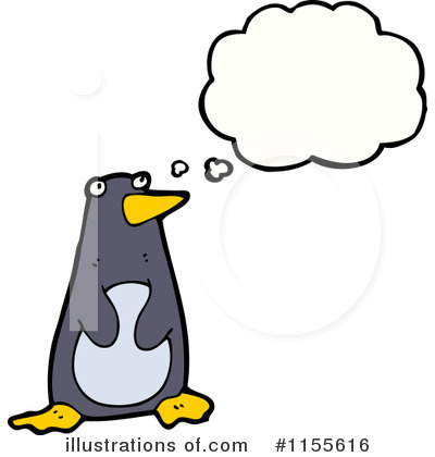 Royalty-Free (RF) Penguin Clipart Illustration by lineartestpilot - Stock Sample #1155616