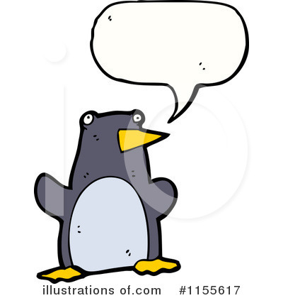 Royalty-Free (RF) Penguin Clipart Illustration by lineartestpilot - Stock Sample #1155617