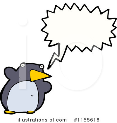 Royalty-Free (RF) Penguin Clipart Illustration by lineartestpilot - Stock Sample #1155618
